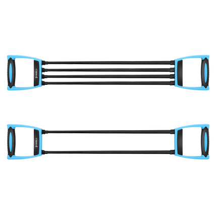 Expander with 4 Rubber Strings for Home Fitness