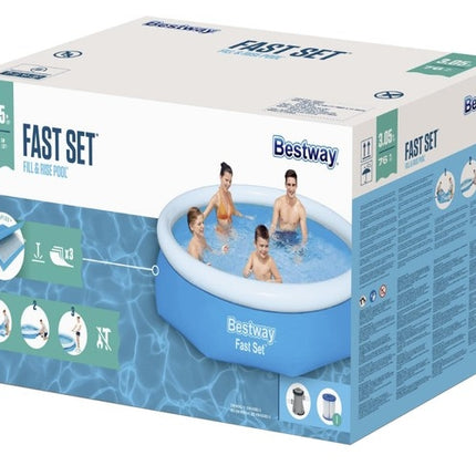 Expansion pool with a pump 305x76cm - BESTWAY 57270