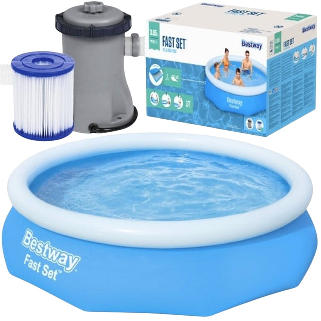 Expansion pool with a pump 305x76cm - BESTWAY 57270