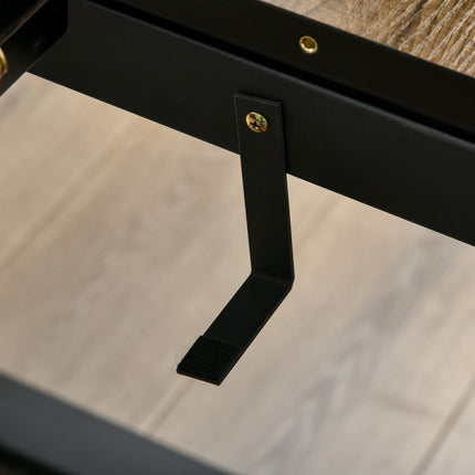 Extendable dining table, wooden finish, range 120-160 cm