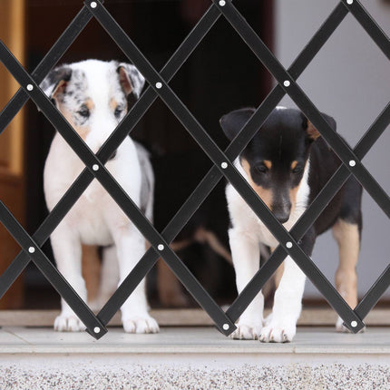 Extendable Dog Barrier in Black