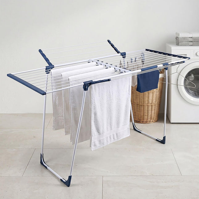 Extendable Foldable Clothes Airer, 22.5m Drying Area
