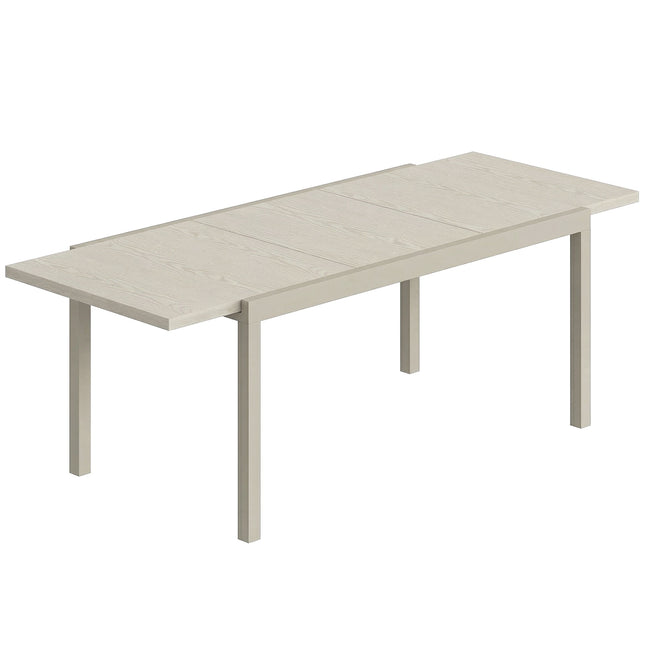 Extendable Outdoor Dining Table, Aluminum, 154-214 cm