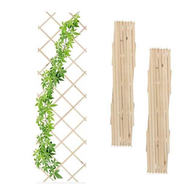 Uitschuifbare plantenrekset, 180x60 cm, 3-pack