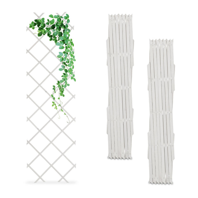 Uitschuifbare plantenrekset, 180x60 cm, 3-pack