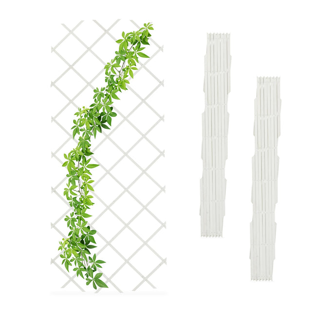 Uitschuifbare plantenrekset, 180x90 cm, 3-pack