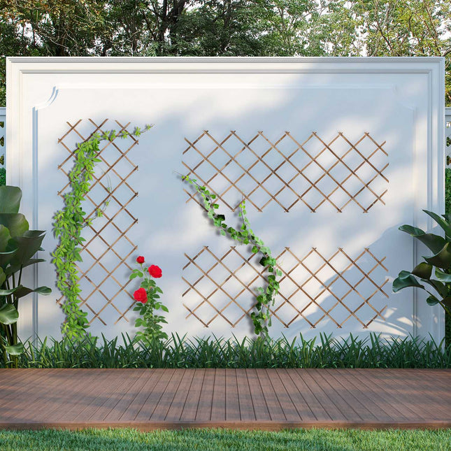 Uitschuifbare plantenrekset, 180x90 cm, 3-pack
