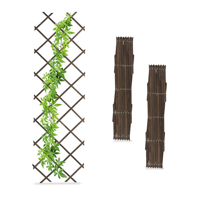 Uitschuifbare plantenrekset, 3-pack, 180x60 cm