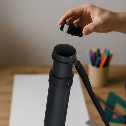 Extendable Poster Tube with Adjustable Strap