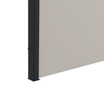 Retractable private awning, 300x140cm, UV and wind protection