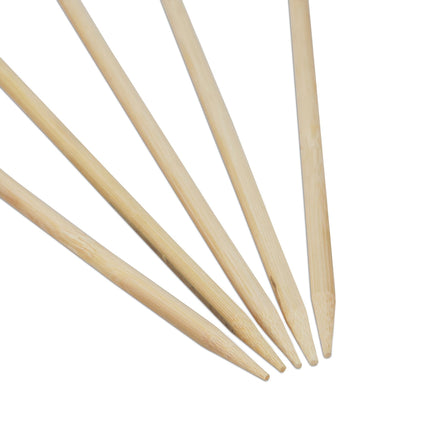 Extra long grill sticks in bamboo