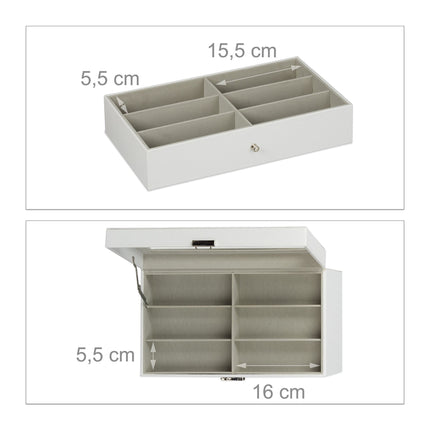 Eyeglass storage for 18 pairs