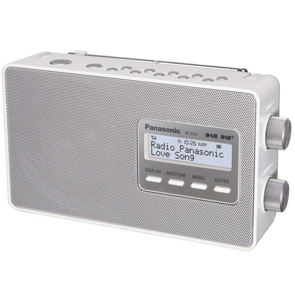 FM DAB+ Radio With Backlit LCD Display, Battery or Mains