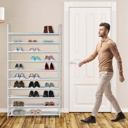 Fabric shoe rack for 50 pairs of shoes