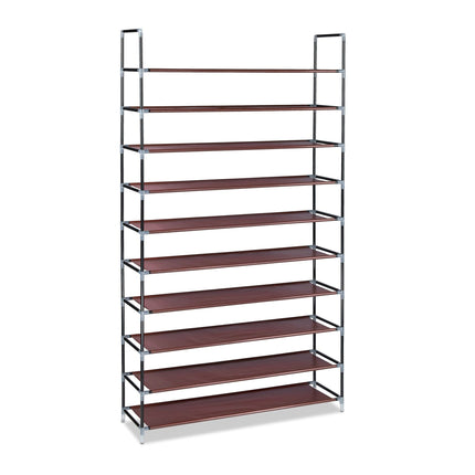 Fabric shoe rack for 50 pairs of shoes