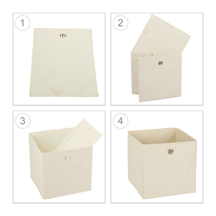 Fabric storage box, 2 drawers