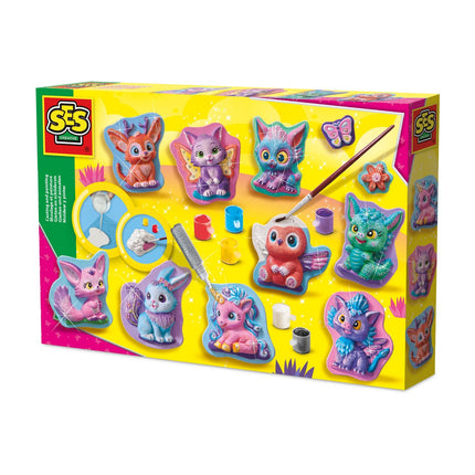 Fantasy Figure Casting and Painting Set for Creative Projects