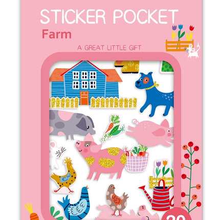 Farm Stickers for Kids, 100 Durable Vinyl Designs