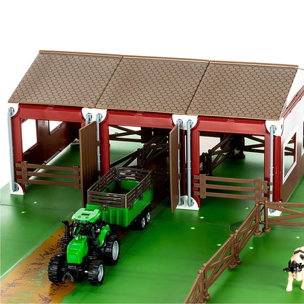 Farm with animals + 2 farm cars 22404