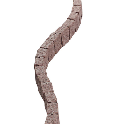 Faux Stone Landscape Edging Border, 4-Pack, Brown