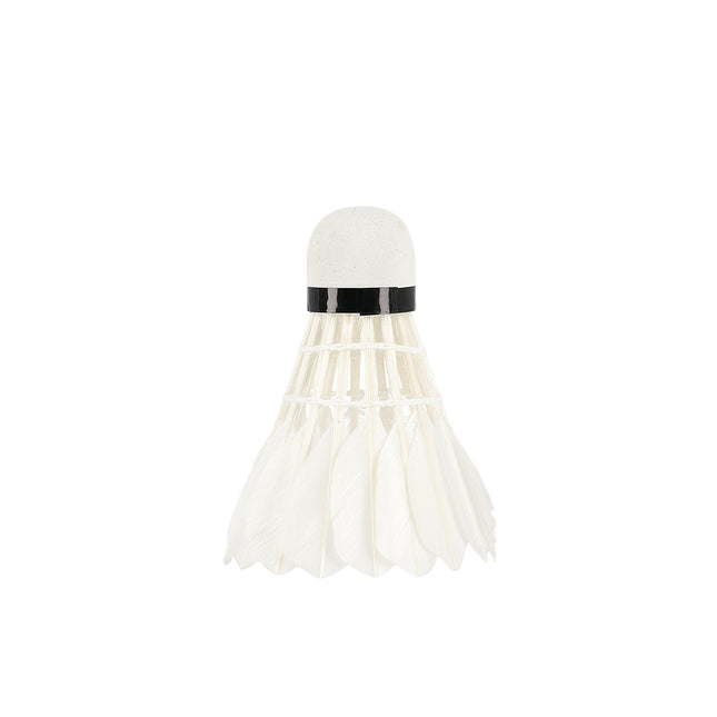 Feather Shuttlecocks, White, Pack of 3