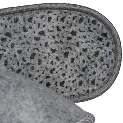 Felt Guest Slippers Set, 6 Pairs with Storage Bag