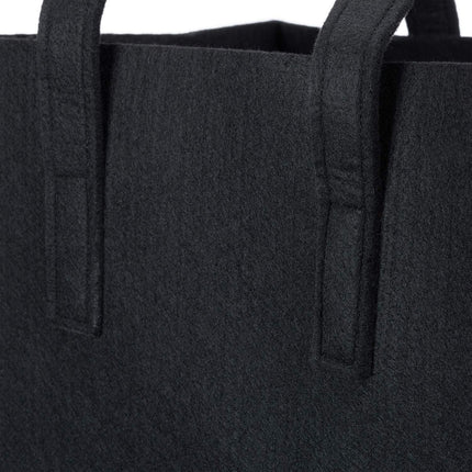 Felt basket with carrying handle