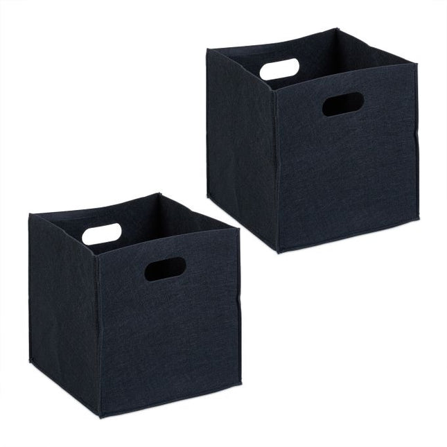 Felt storage box - 2 pcs