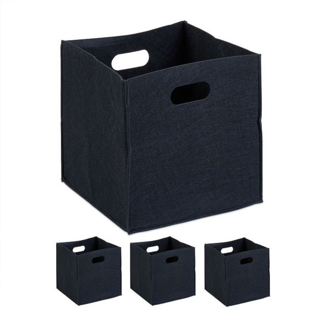 Felt storage box - 4 pcs
