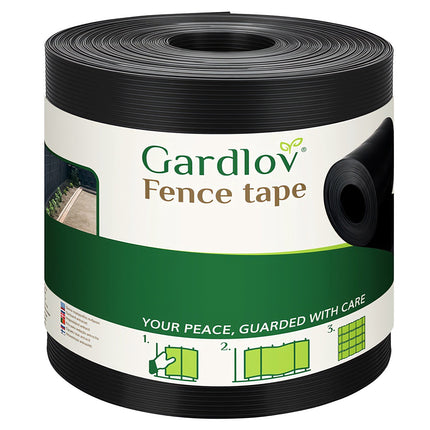 Fencing tape 19cmx26m 700g/m2 anthracite 23909