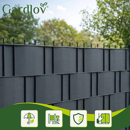 Fencing tape 19cmx35m 630g/m2 anthracite 23703