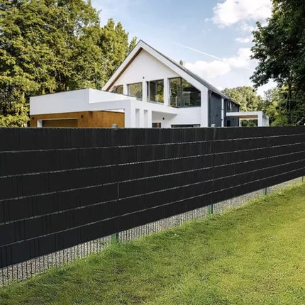 Fencing tape 19cmx35m 630g/m2 black 23705
