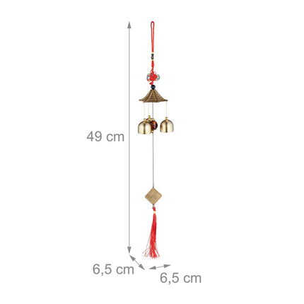 Feng Shui Metal Wind Chimes, Set of 2