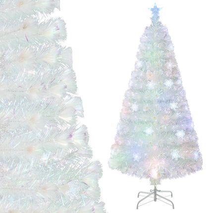 Fiber Optic Christmas Tree 150 cm, 24 LED, Star Top