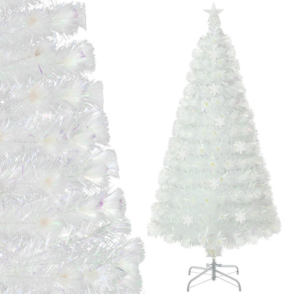 Fiber Optic Christmas Tree 150 cm, 24 LED, Star Top