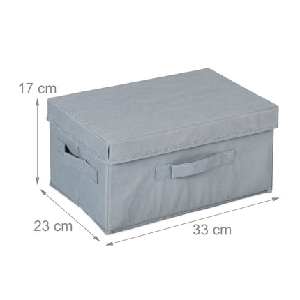 Fiber cloth storage box set of 2