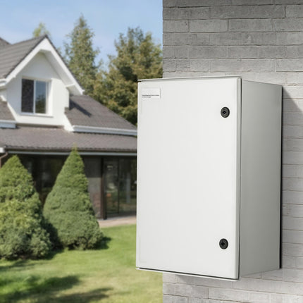 Fiberglass Electrical Enclosure Box 60x40x23cm IP66 Mounting Plate