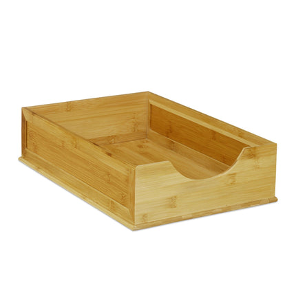 File tray in bamboo