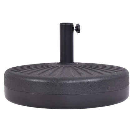Fillable Round Umbrella Base, 23L, HDPE & Steel