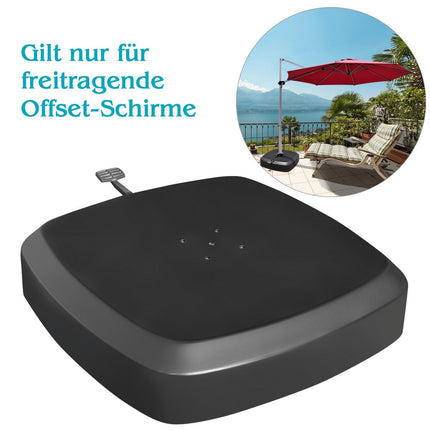 Fillable Umbrella Base with Wheels, 150kg Capacity