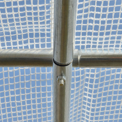 Greenhouse tunnel 2.95x2x2M, Roll-Up Windows, UV protected