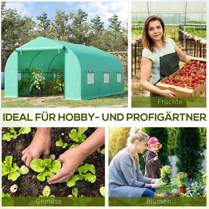 Greenhouse Cold frame, Gable roof, 450×300×205 cm
