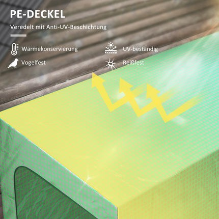 Garden greenhouse, UV protected, windproof, PE cover