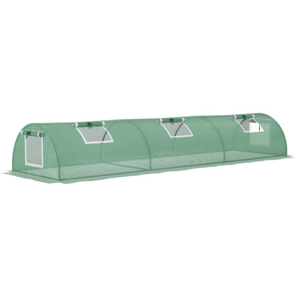 Mini tunnel greenhouse, UV resistant PE film, mesh window