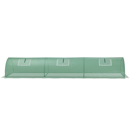 Mini tunnel greenhouse, UV resistant PE film, mesh window