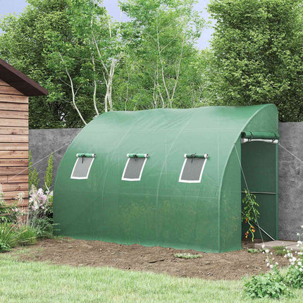 Tomato greenhouse with UV protection, roller doors, 300x150x197 cm