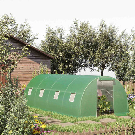 Walk-In Film Greenhouse 6x3m, Frost protection, Steel frame