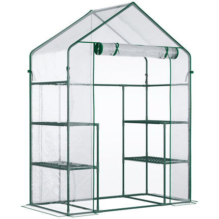 Walk-In tomato greenhouse, 6 shelves, 142x73x195cm