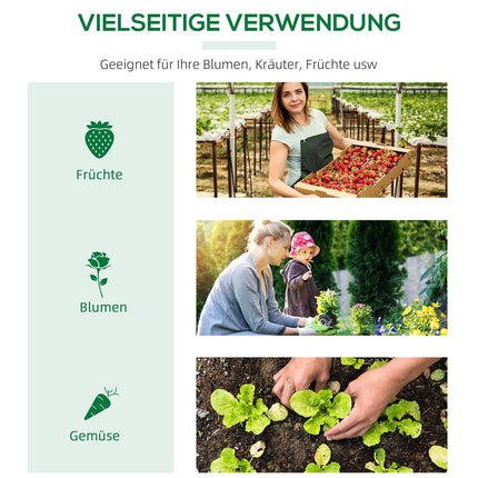 Greenhouse with window - 120x60x60 cm, White PE Cold frame