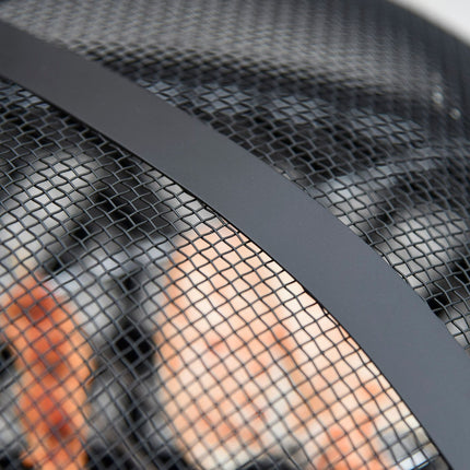 Fire bowl Grill & Fire basket with spark protection, 78x60cm